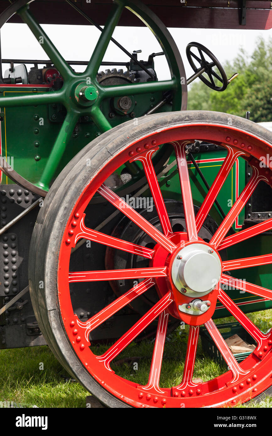 William Foster & Co. Ltd Traction Engine – Stargazer wird auf der Royal Bath and West Show, Shepton Mallet, Somerset, England, Großbritannien gezeigt Stockfoto