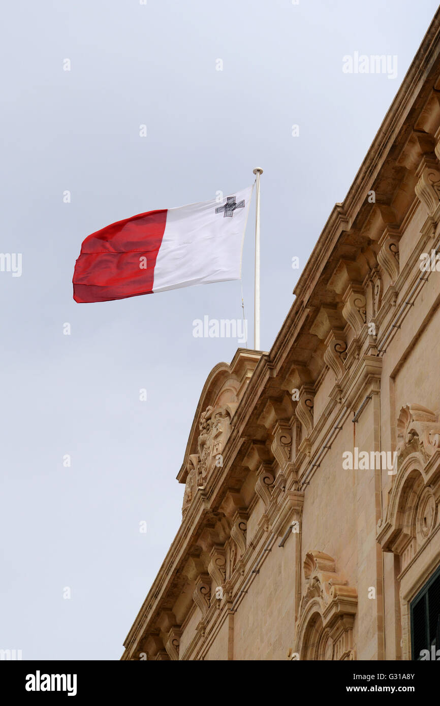 Maltesischer Flagge Stockfoto