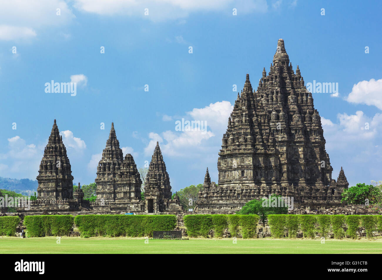 Prambanan-Tempel in der Nähe von Yogyakarta auf der Insel Java, Indonesien Stockfoto