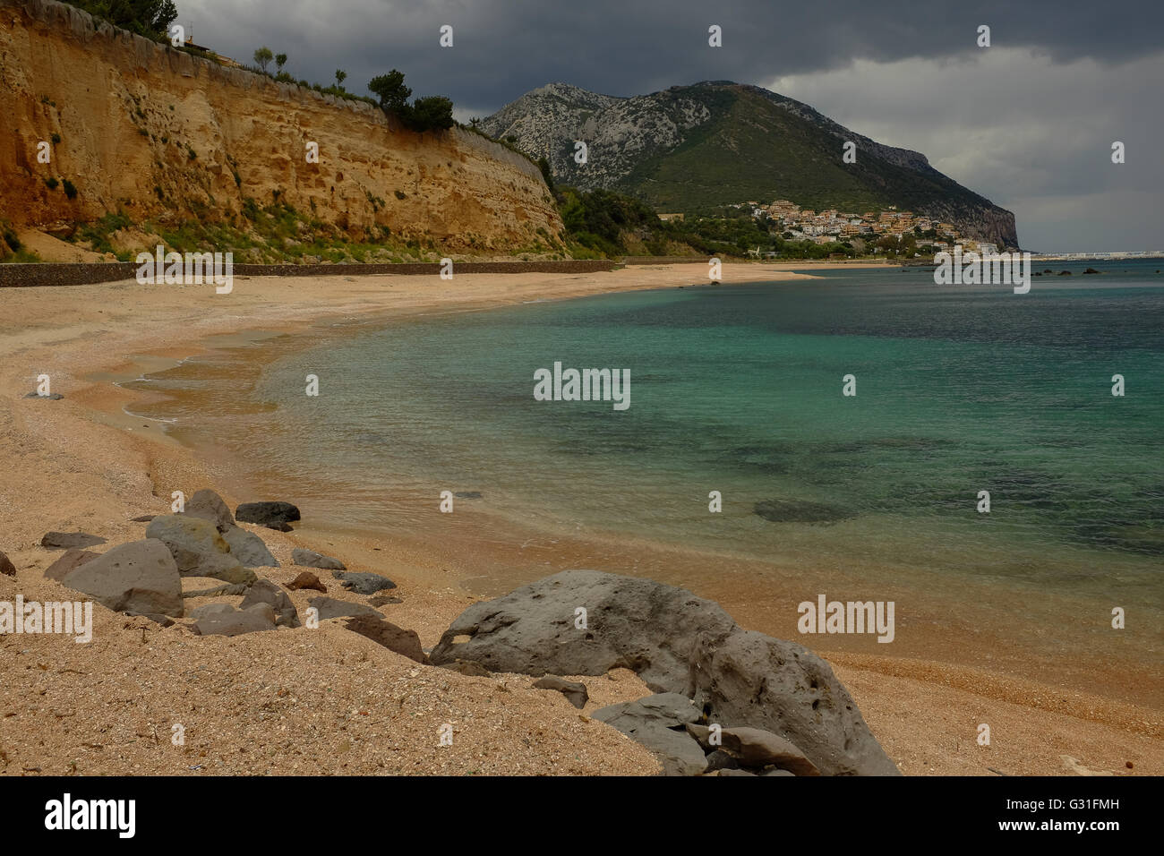 Strand, Nord-Sardinien Stockfoto