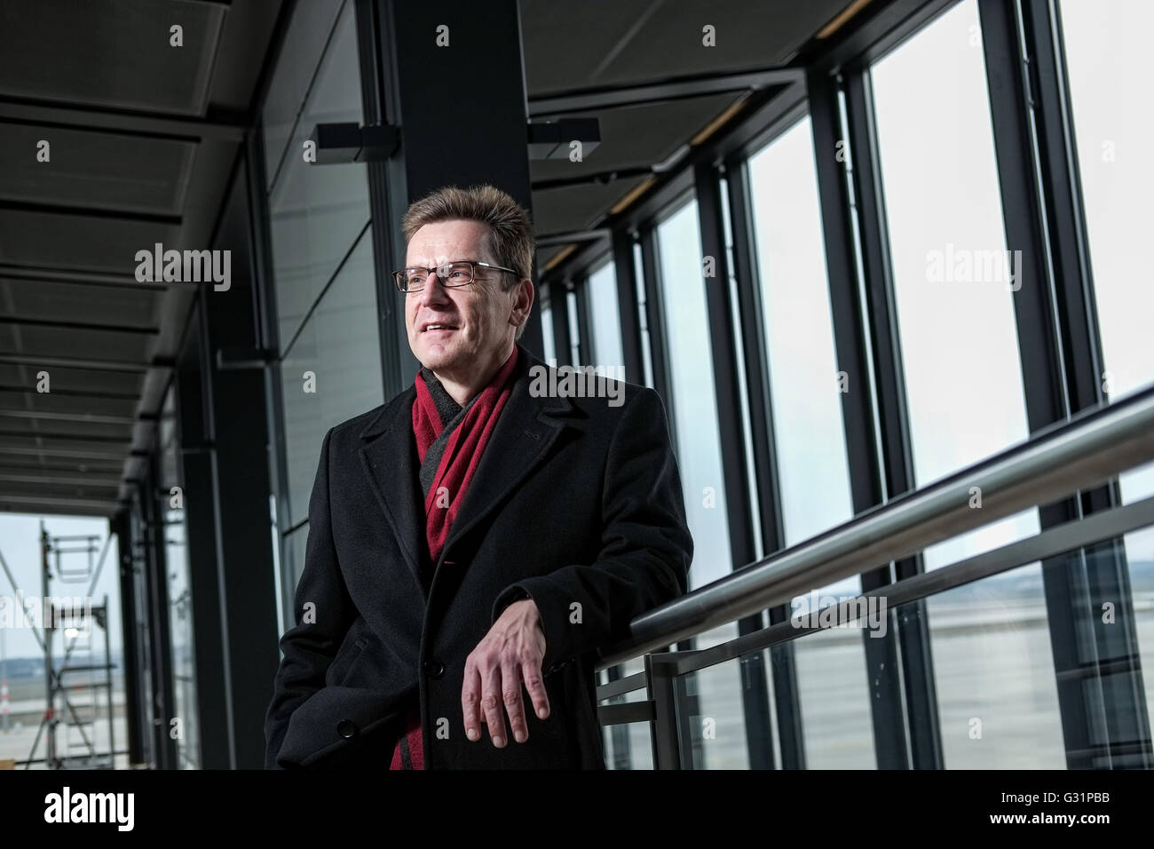 Schönefeld, Deutschland, Karsten Muehlenfeld, BER Chef Stockfoto