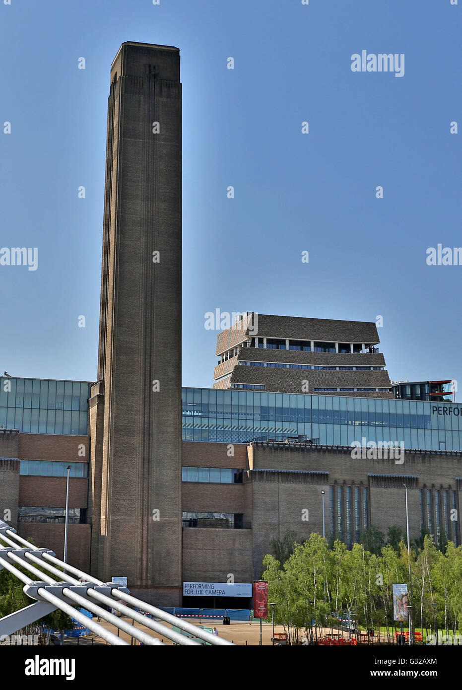Erweiterung Modern Tate, London, wie der Schalter House bekannt, von Herzog und de Meuron Stockfoto
