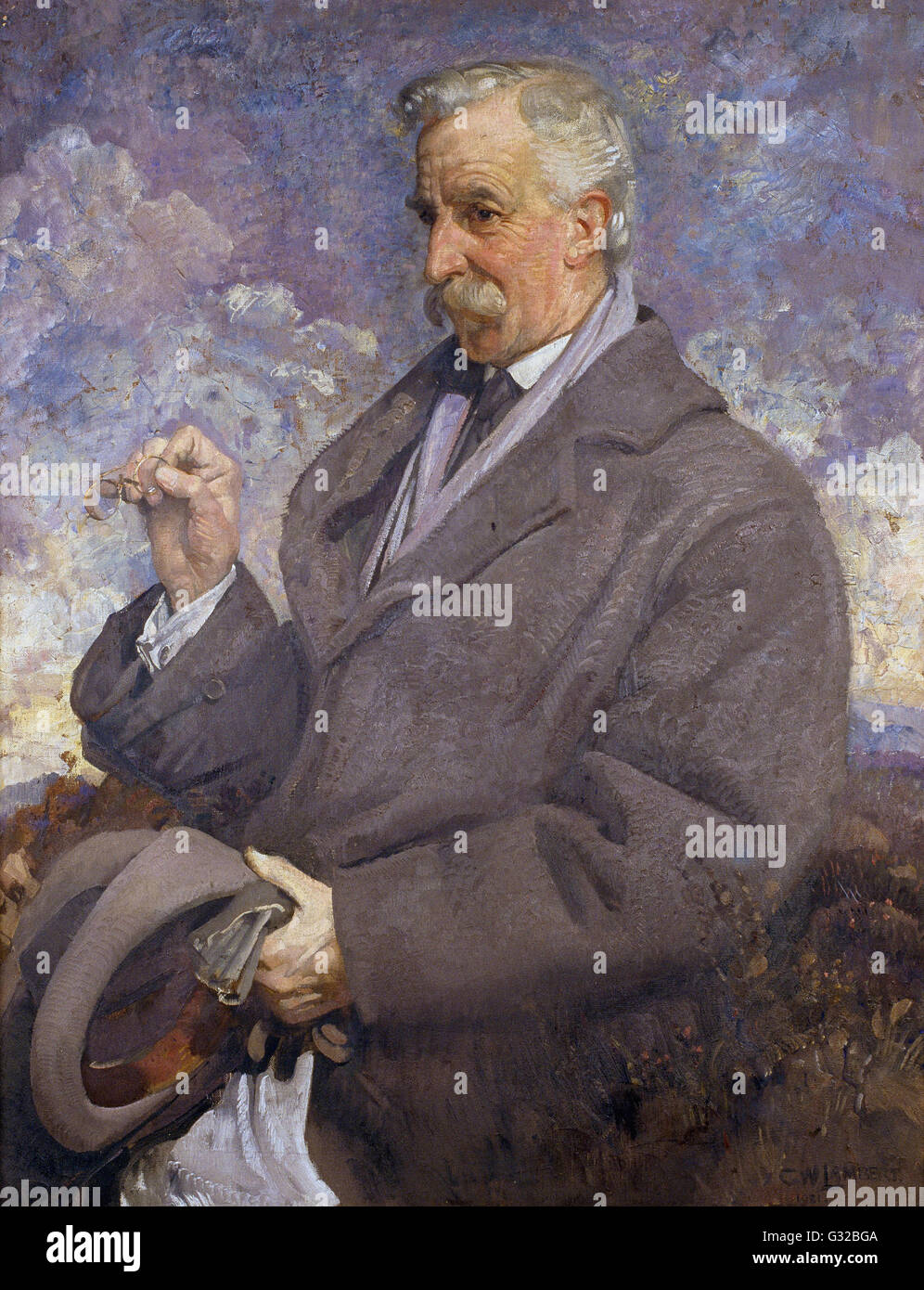 Herr George Washington Thomas Lambert - Sir Walter Baldwin Spencer - Museum Victoria, Australien Carlton Stockfoto
