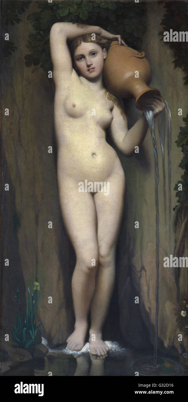 Jean Auguste Dominique Ingres - Frühling - Musée d ' Orsay, Paris Stockfoto