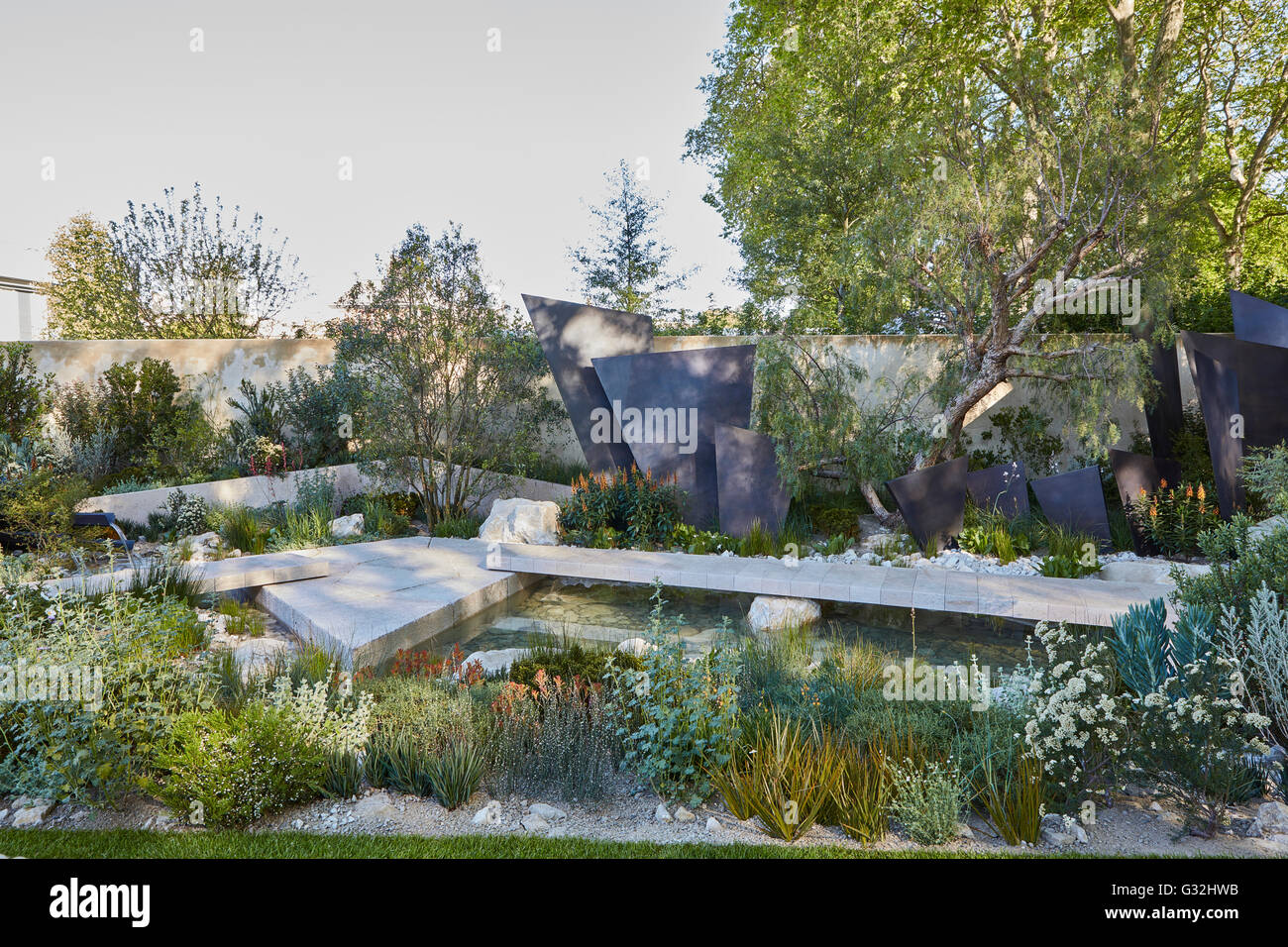 Chelsea Flower Show 2016 Designer Gärten Andy Sturgeon Telegraph Garten am besten In Show Stockfoto