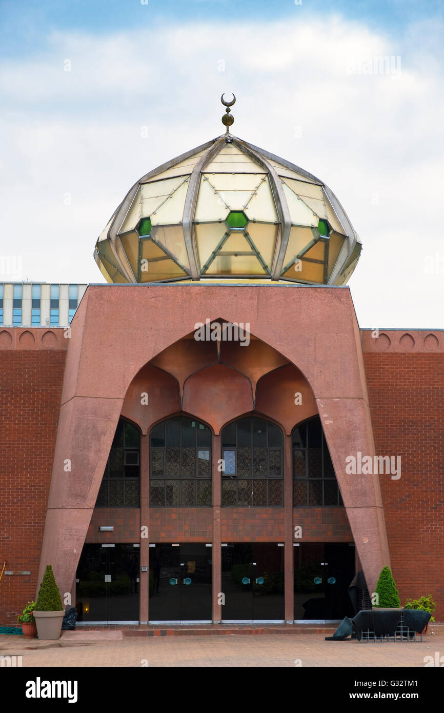 Außenseite des Glasgow Central Mosque in Schottland Vereinigtes Königreich Stockfoto