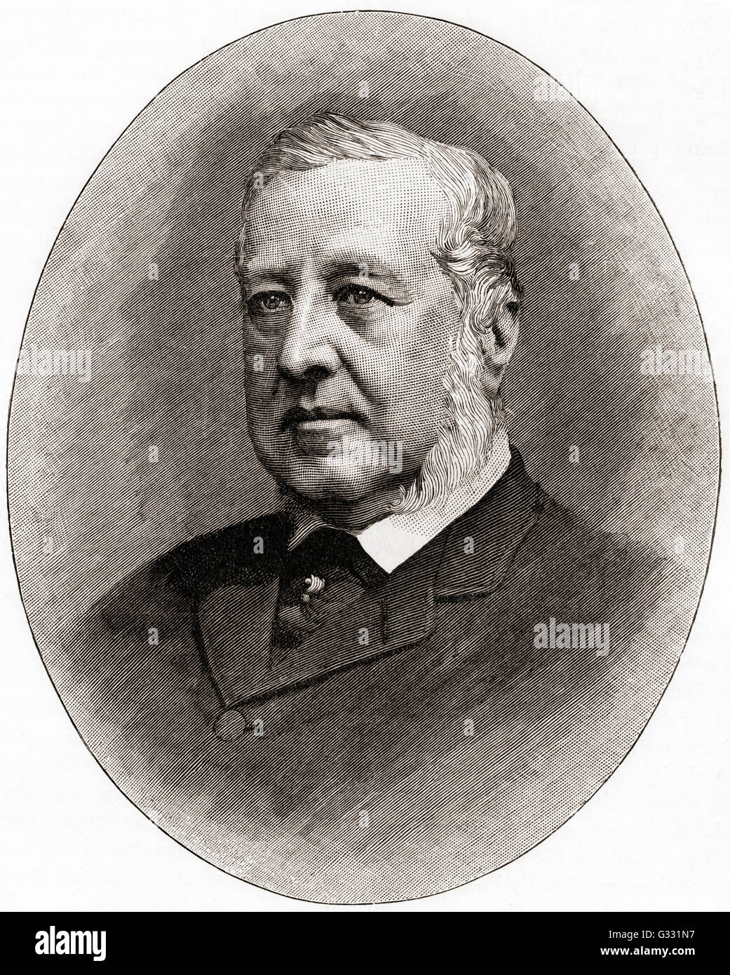 Herrn Augustus William Frederick Spencer Loftus, 1817 – 1904.  Britischer Diplomat und Kolonialbeamter, 15. Gouverneur von New South Wales. Stockfoto