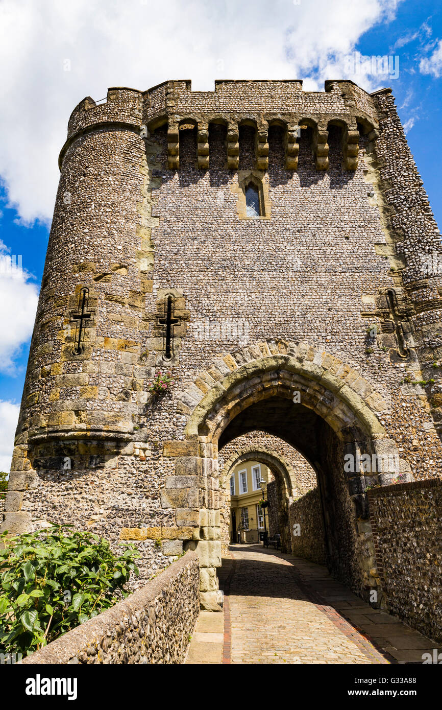Lewes Castle, Lewes, East Sussex, England Stockfoto
