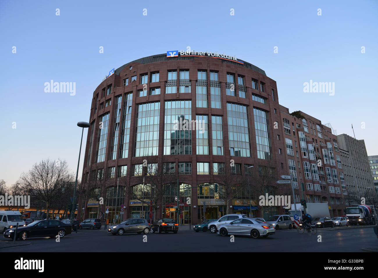 Berliner Volksbank, Budapester Straße, Tiergarten, Berlin, Deutschland Stockfoto