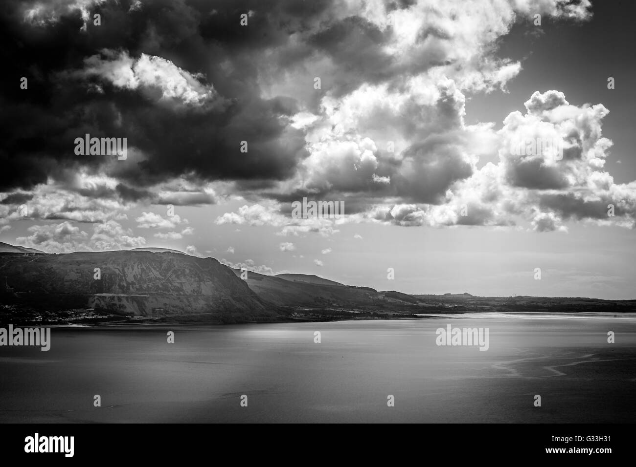 Llandudno Küste und Orme in Conwy County Borough, Wales, liegt auf der Halbinsel Creuddyn Stockfoto