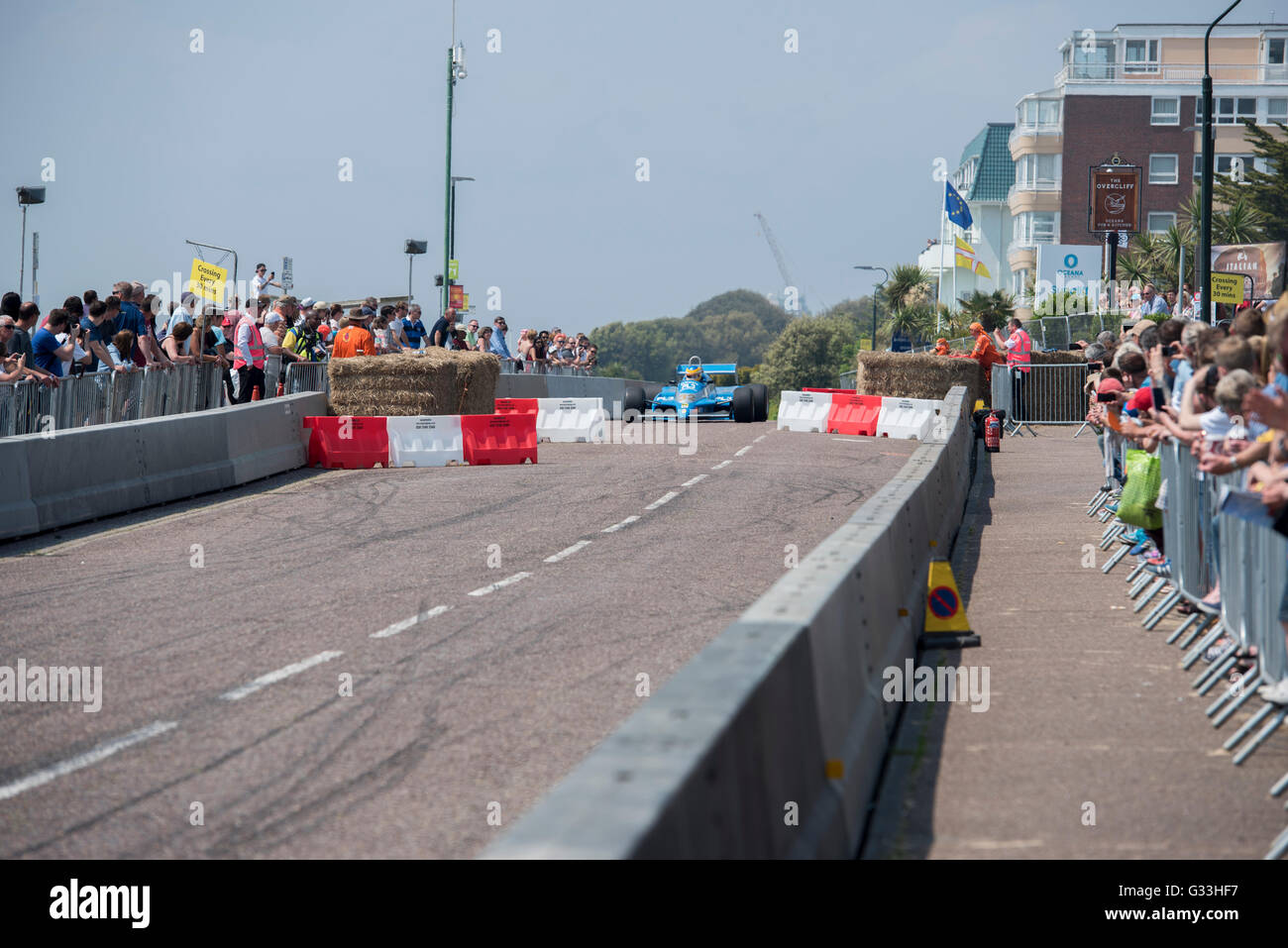 Formel 1-Autos auf dem Bournemouth Räder Festival 5. Juni 2016 Stockfoto