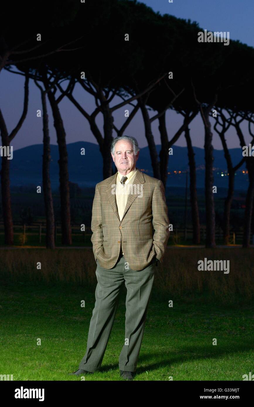 Marchese Piero Antinori, Winzer, fotografiert in Tenuta Guado al Tasso, Bolgheri, Livorno, Toskana, Italien, 09 Januar 201 Stockfoto