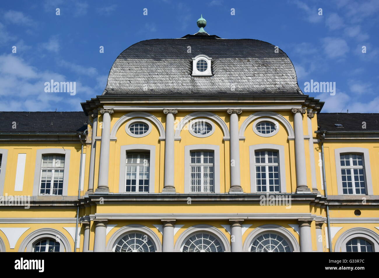 Detail der Poppelsdorfer Schloss in Bonn, Deutschland Stockfoto