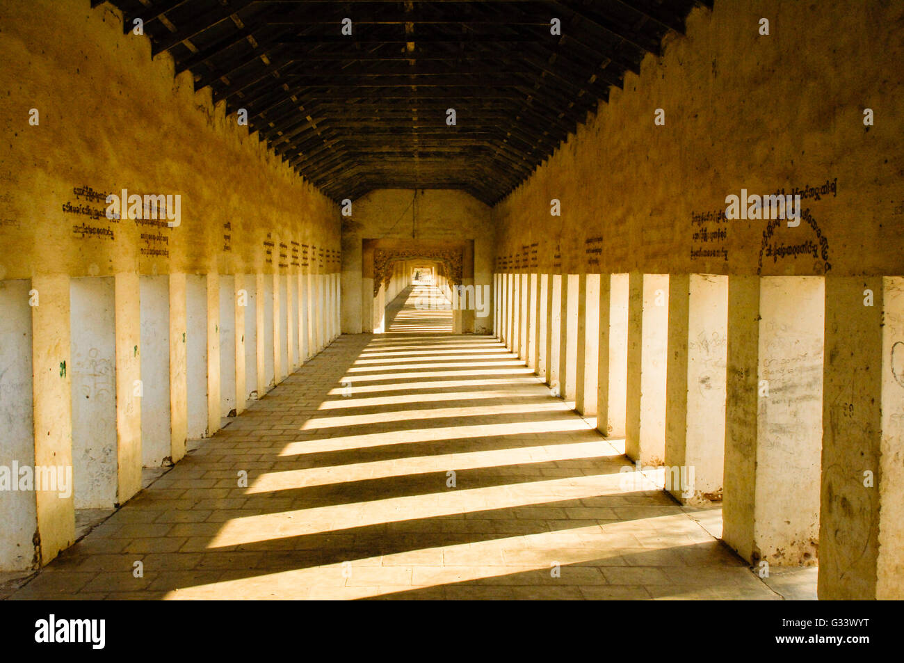 Asien, Wezigon Paya, Nyaung U, Bagan, Myanmar (Burma) Stockfoto