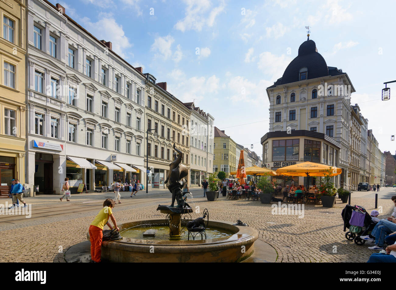 Berliner Straße, Deutschland, Sachsen, Sachsen, Görlitz Stockfoto