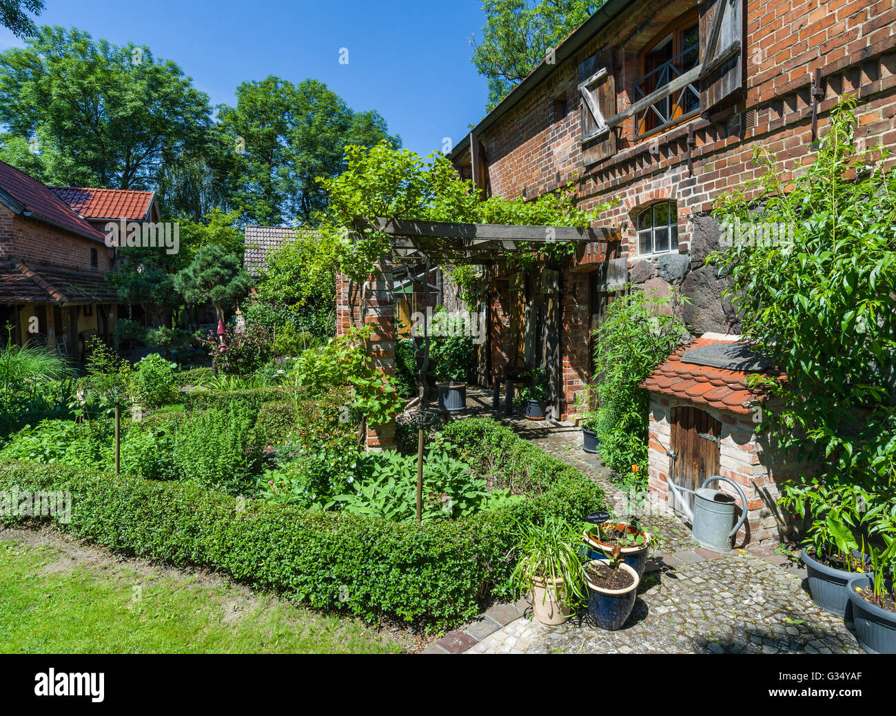 Ihlow Deutschland 6 Juni 2016 Der Garten Atelier Zachariashof