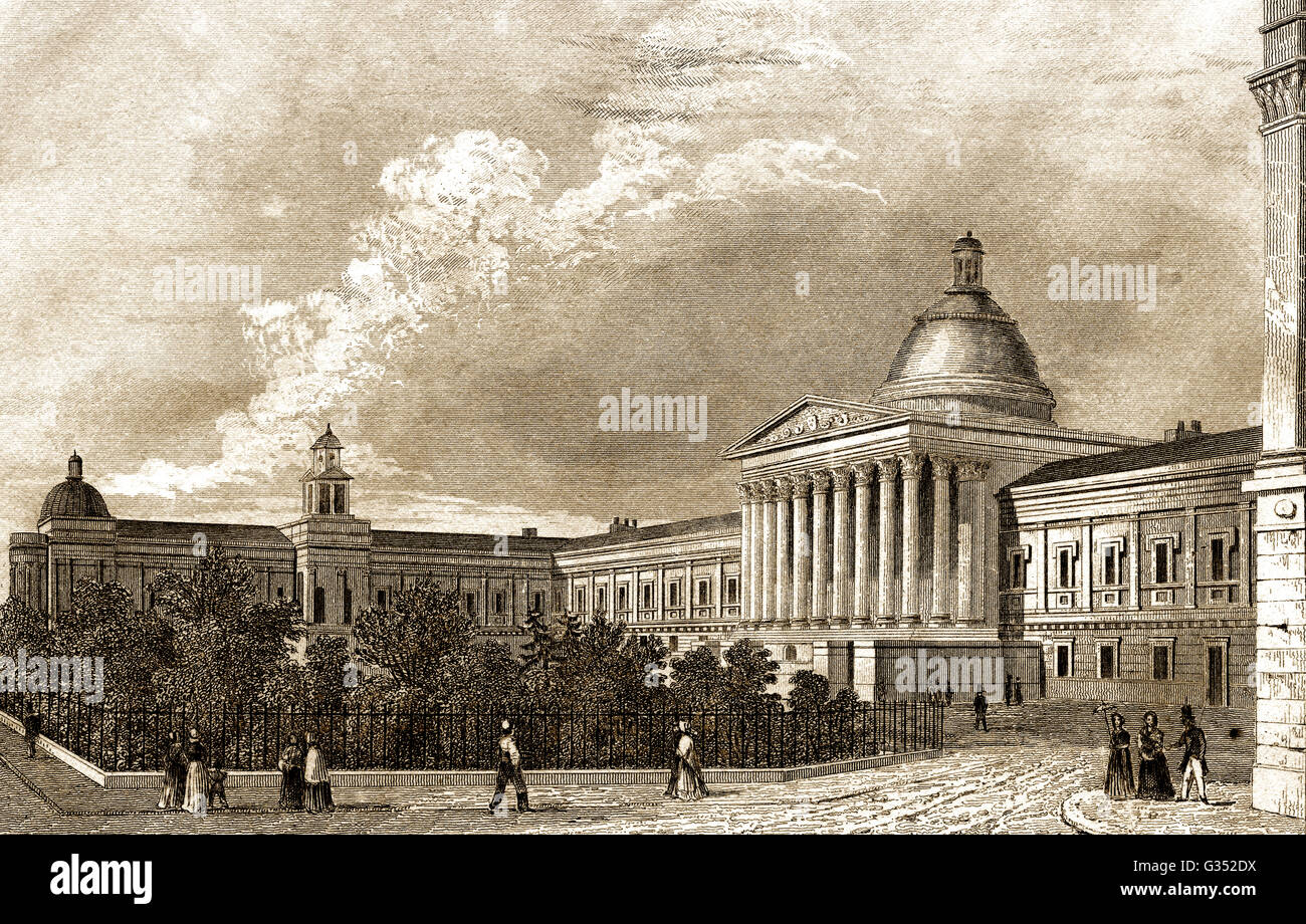 University College London UCL, 19. Jahrhundert, eine öffentliche Universität in London, England Stockfoto