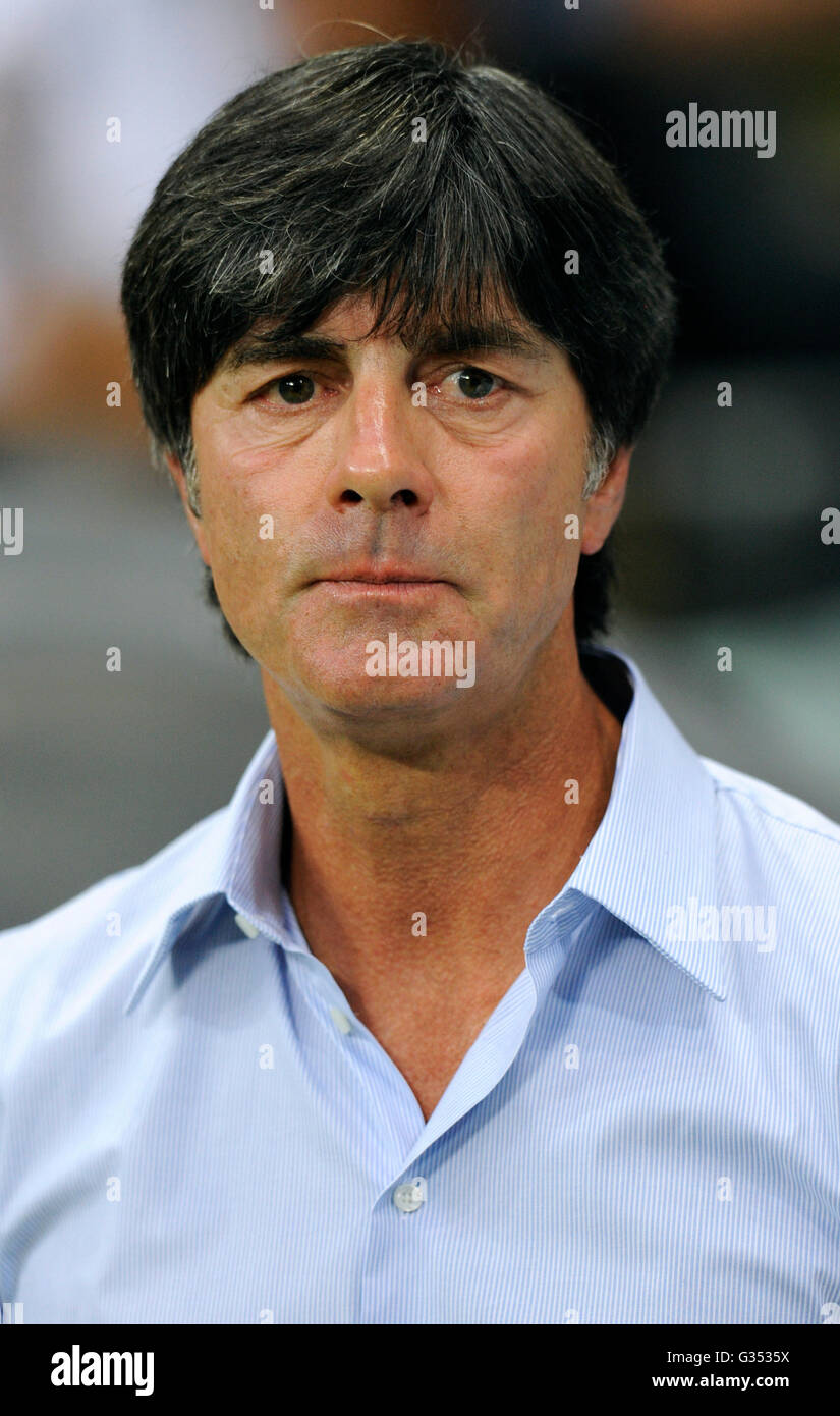 Trainer der deutschen Nationalmannschaft, Joachim Loew, Portrait, Schaukampf, Deutschland - Argentinien 1:3, Commerzbank-Arena, Frankfurt Stockfoto