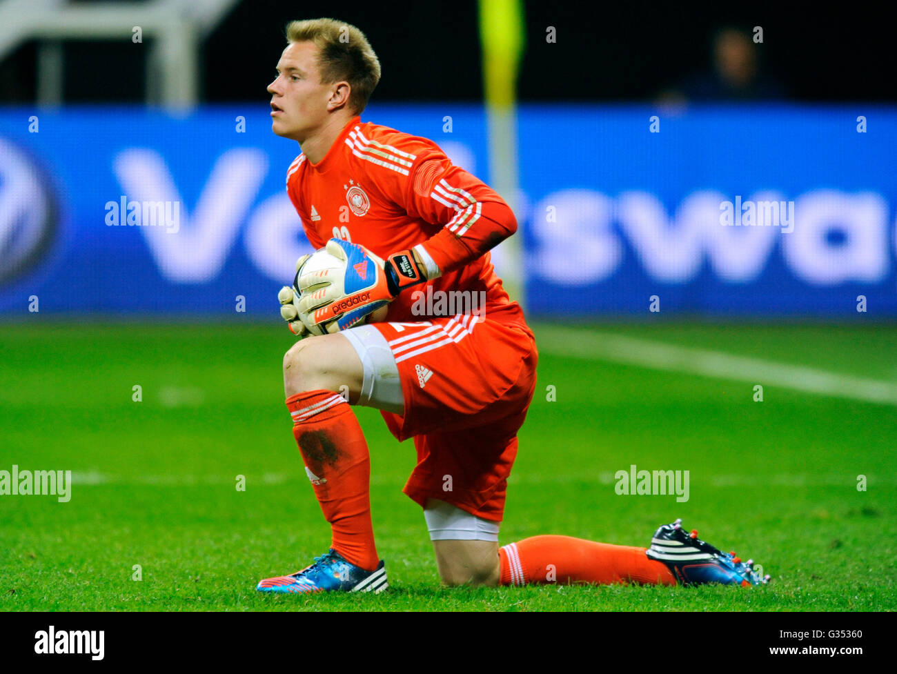 Marc-Andre ter Stegen, Ausstellung übereinstimmen, Deutschland - Argentinien 1:3, Commerzbank-Arena, Frankfurt am Main, Hessen Stockfoto