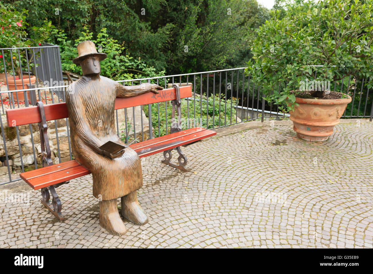 Tolon Skulptur von Rose Garden, Florenz, Italien Stockfoto