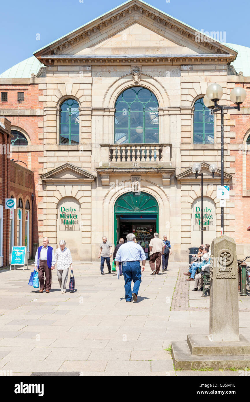 Derby Halle, Derby, England, Großbritannien Stockfoto