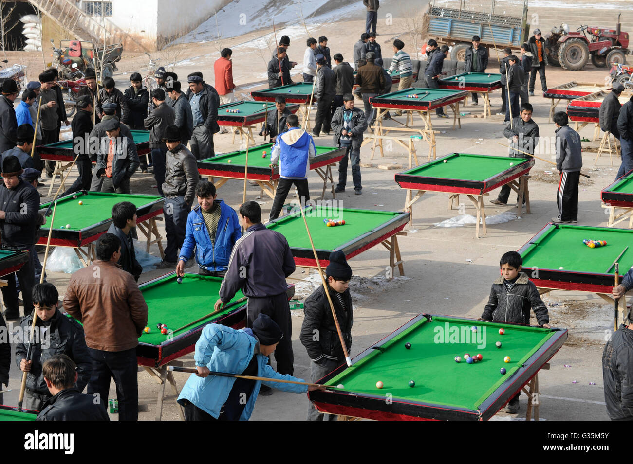 CHINA Provinz Xinjiang Stadt Kashgar wo Uiguren Leben, uigurischen