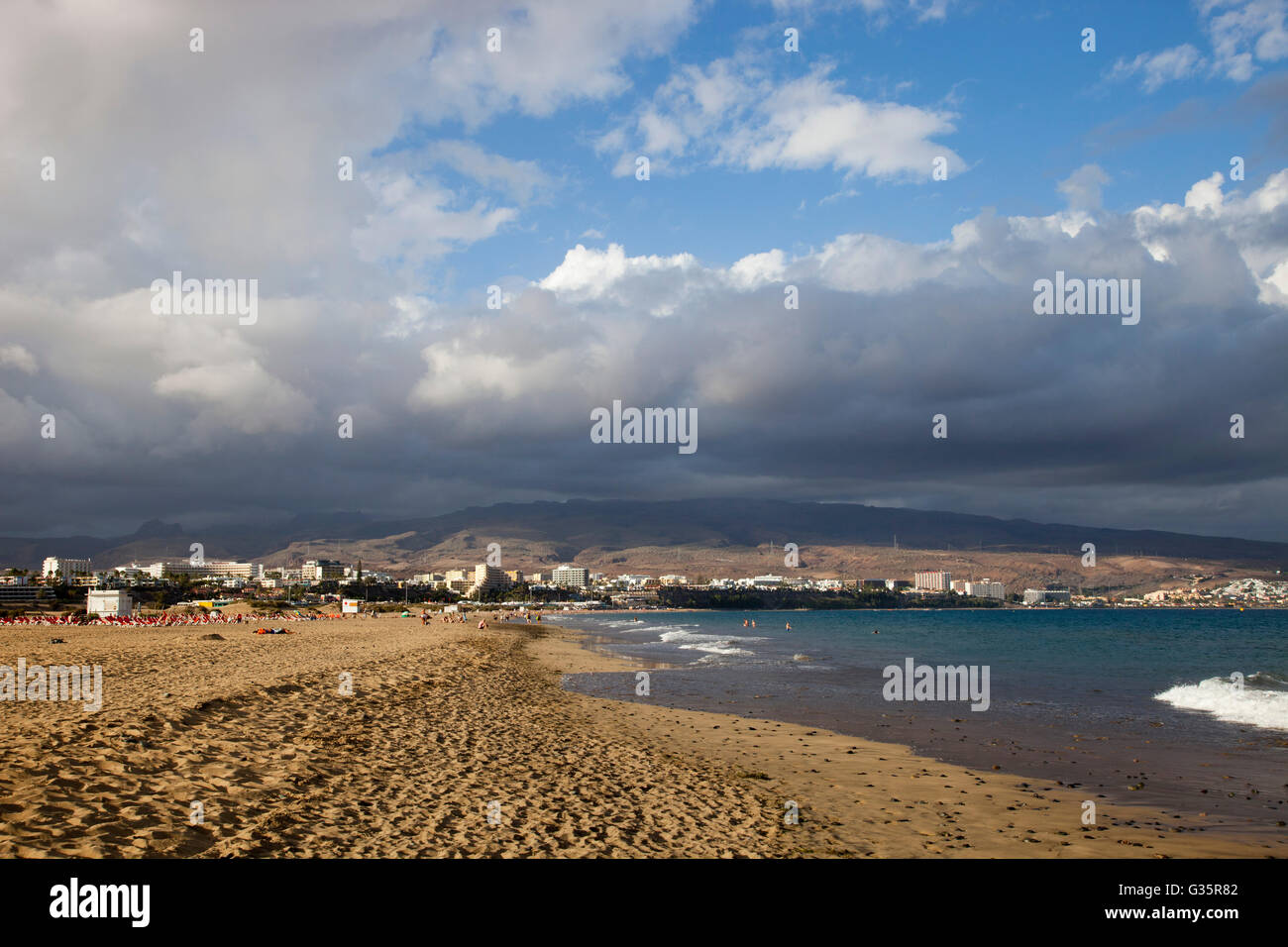 Playa del Ingles, Insel Gran Canaria, Kanarische Inseln, Spanien, Europa Stockfoto