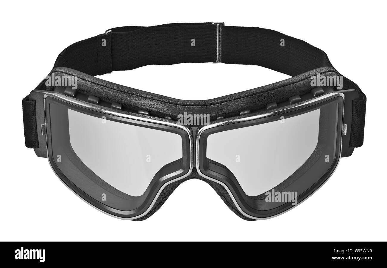 Piloten Brille mit Chrom-Einsätze Stockfoto