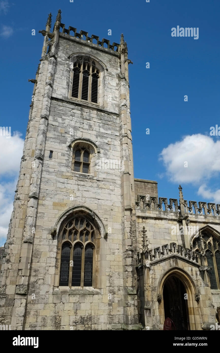 St.-Martin-le Grand Coney Street York City Centre North Yorkshire England UK Großbritannien Europe Stockfoto