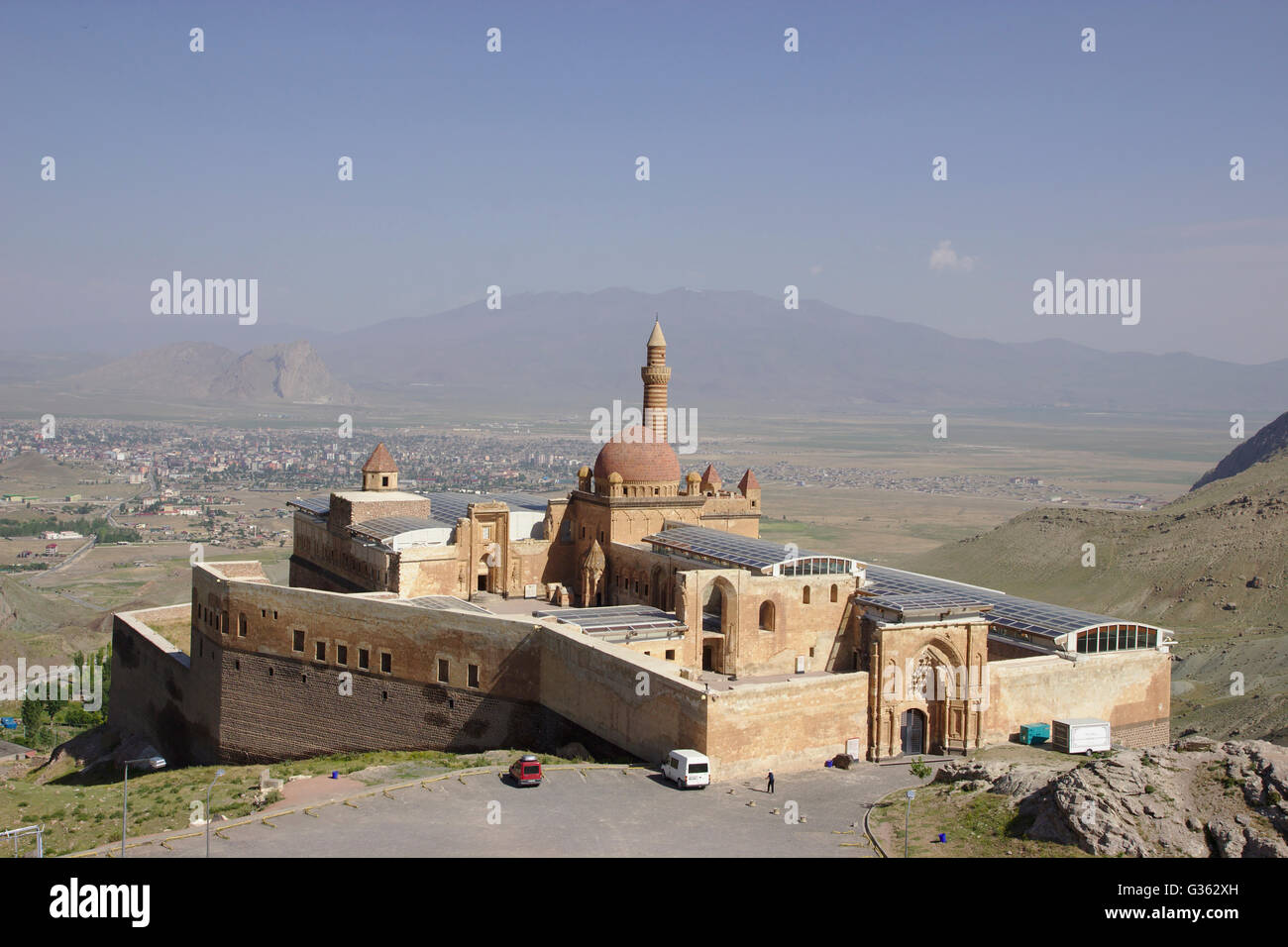 Ishak Pasa Palast in der Nähe von Dogubayazit, Türkei Stockfoto