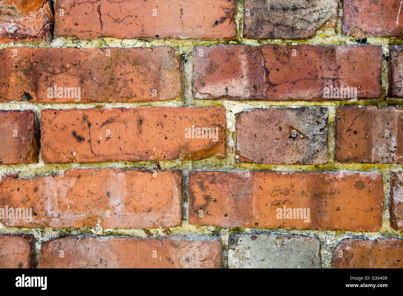 Im Alter von verwittertem Stein Wand Hintergrund hautnah Stockfoto