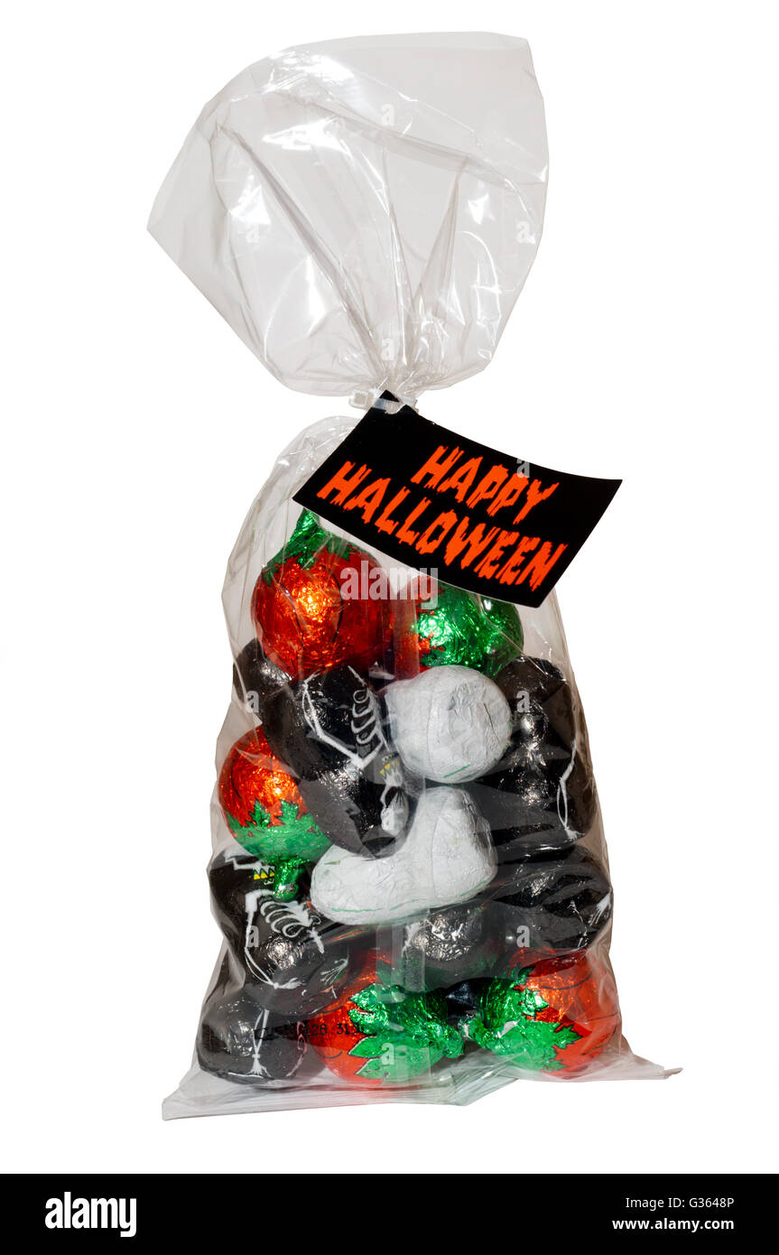 Happy Halloween-Süßigkeiten Stockfoto