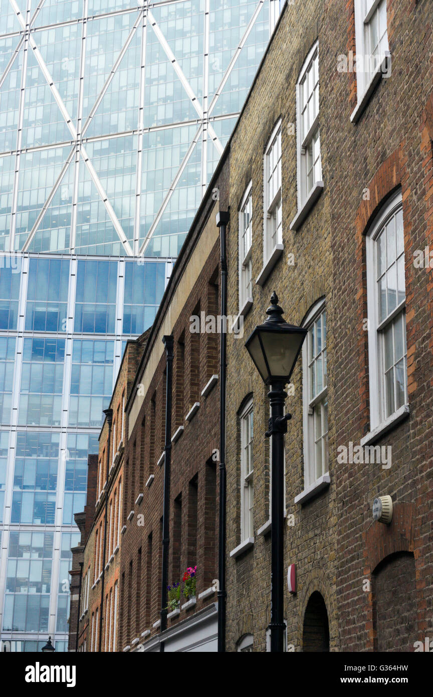 Folgate Straße in Whitechapel Stockfoto