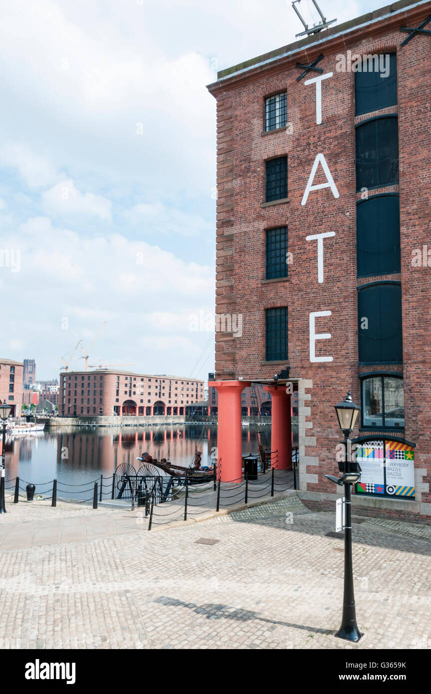 Das Albert Dock, Liverpool Stockfoto