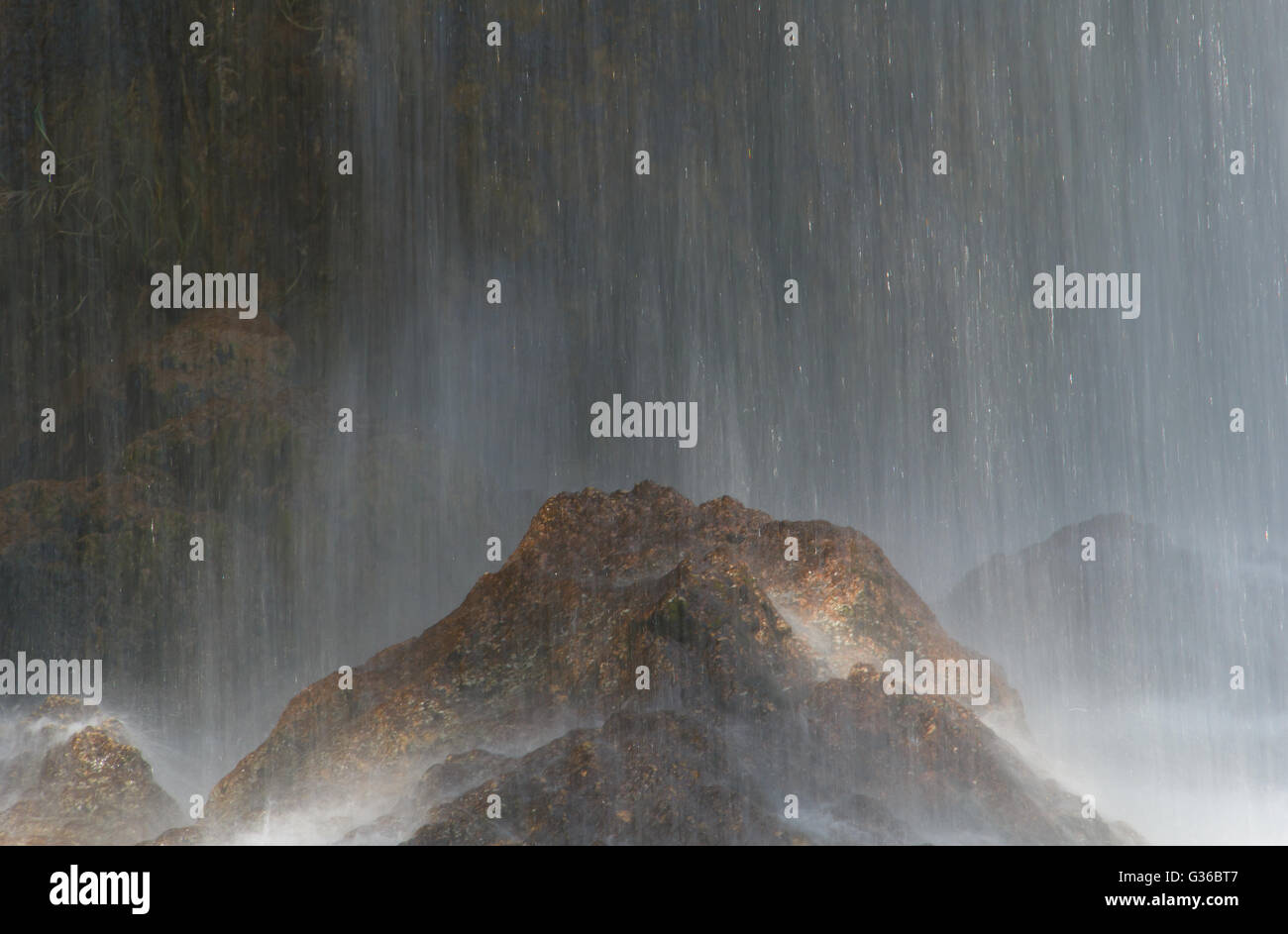 Wasserfälle im Nationalpark Plitvice, Kroatien Stockfoto