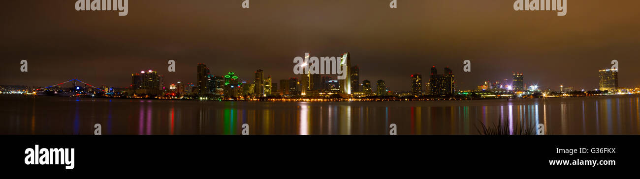 Panorama von San Diego Stockfoto