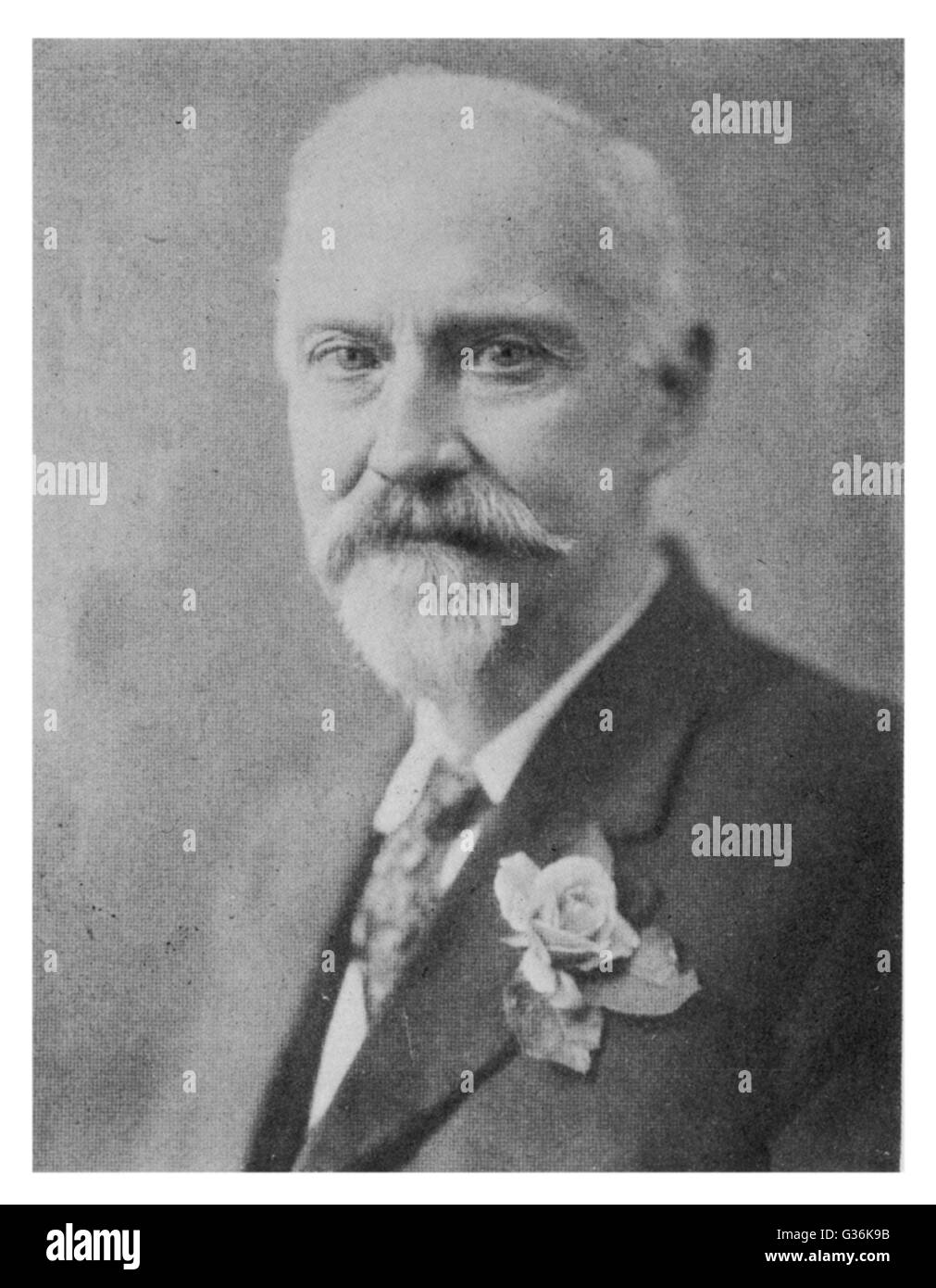 Colonel James Churchward (1852-1936), Soldat, Researcher in verlorenen Kontinent Mu Stockfoto