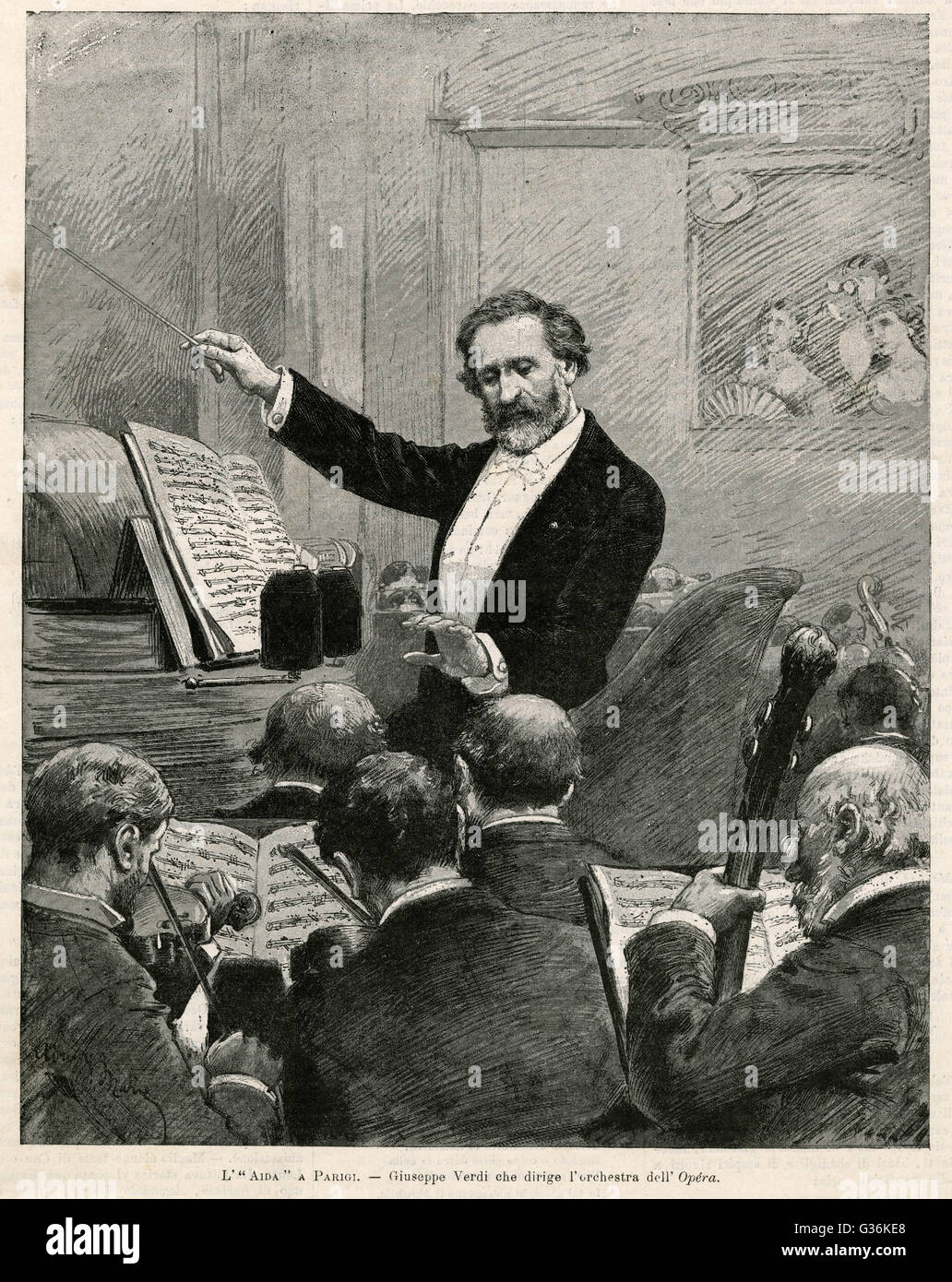 Giuseppe Verdi Stockfoto