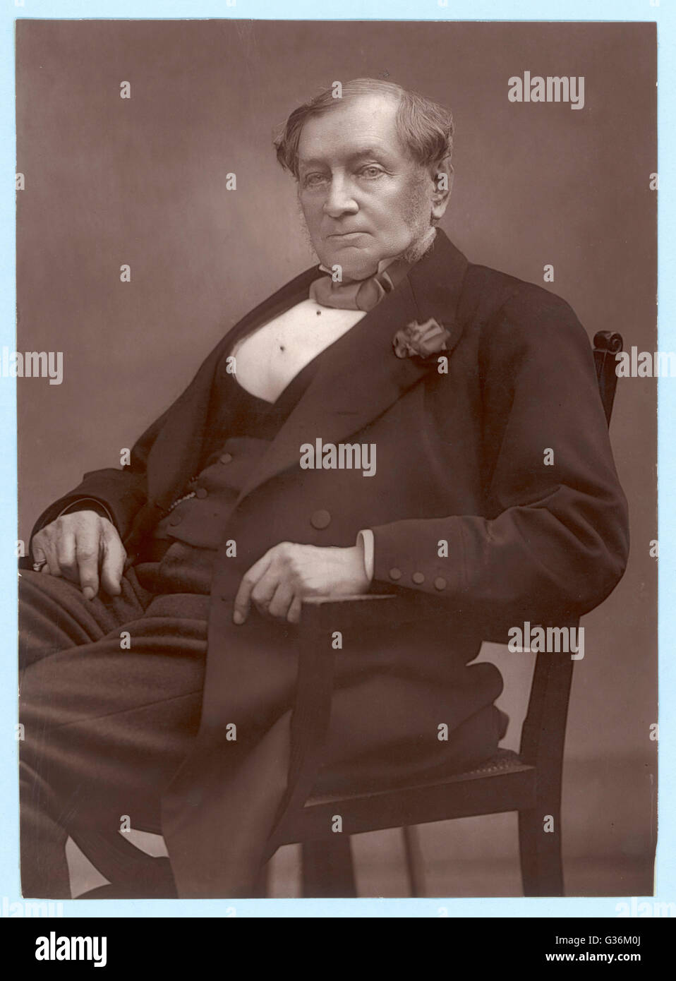 (1816 - 1889) (1816-1889) Händler verbunden mit der Great Eastern. Stockfoto