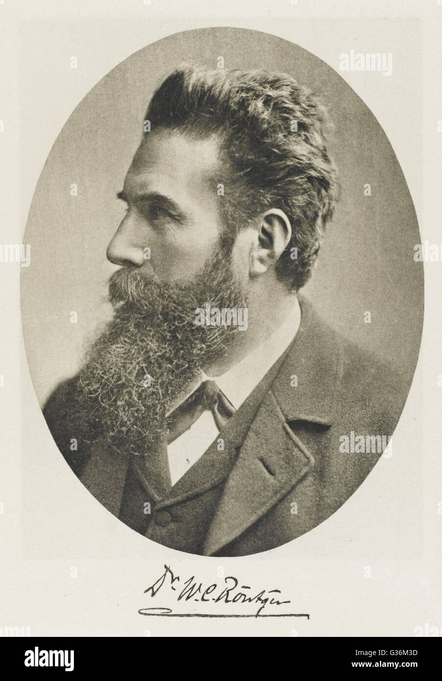 Wilhelm Conrad Rontgen Stockfoto