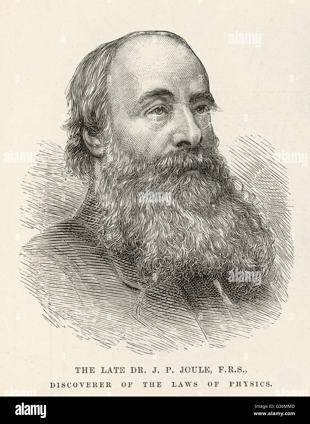 James Prescott Joule Portrait Stockfotos und bilder Kaufen Alamy