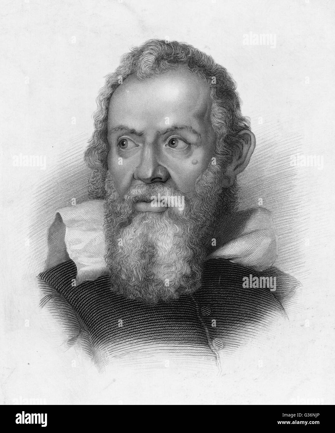 Galileo Galilei, italienischer Astronom Stockfoto