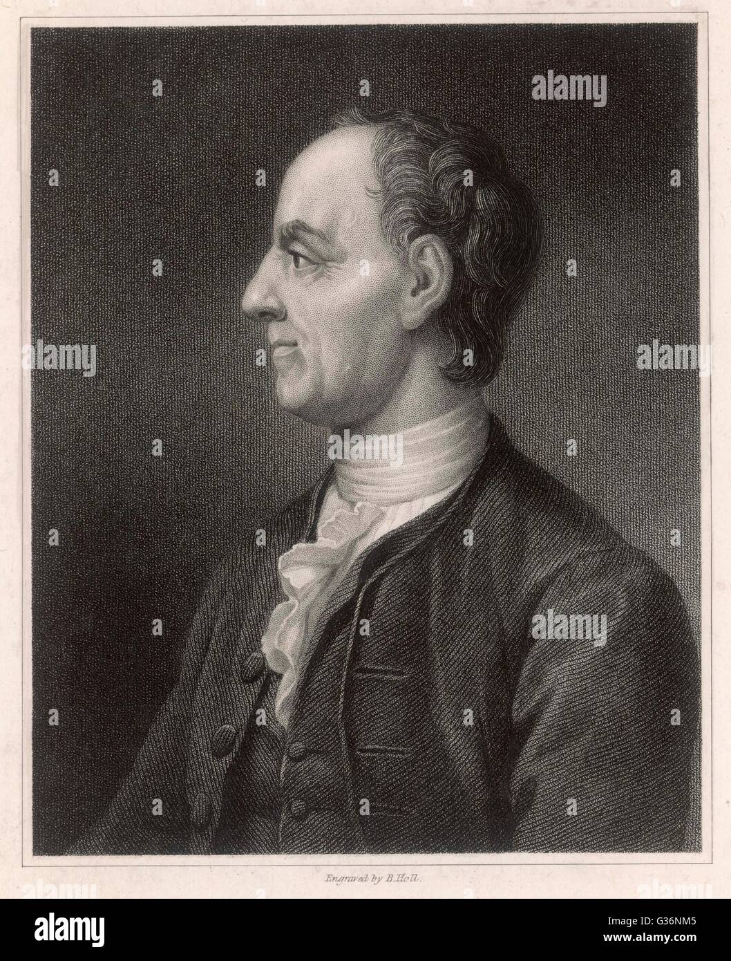 Leonhard Euler, Schweizer Mathematiker Stockfoto