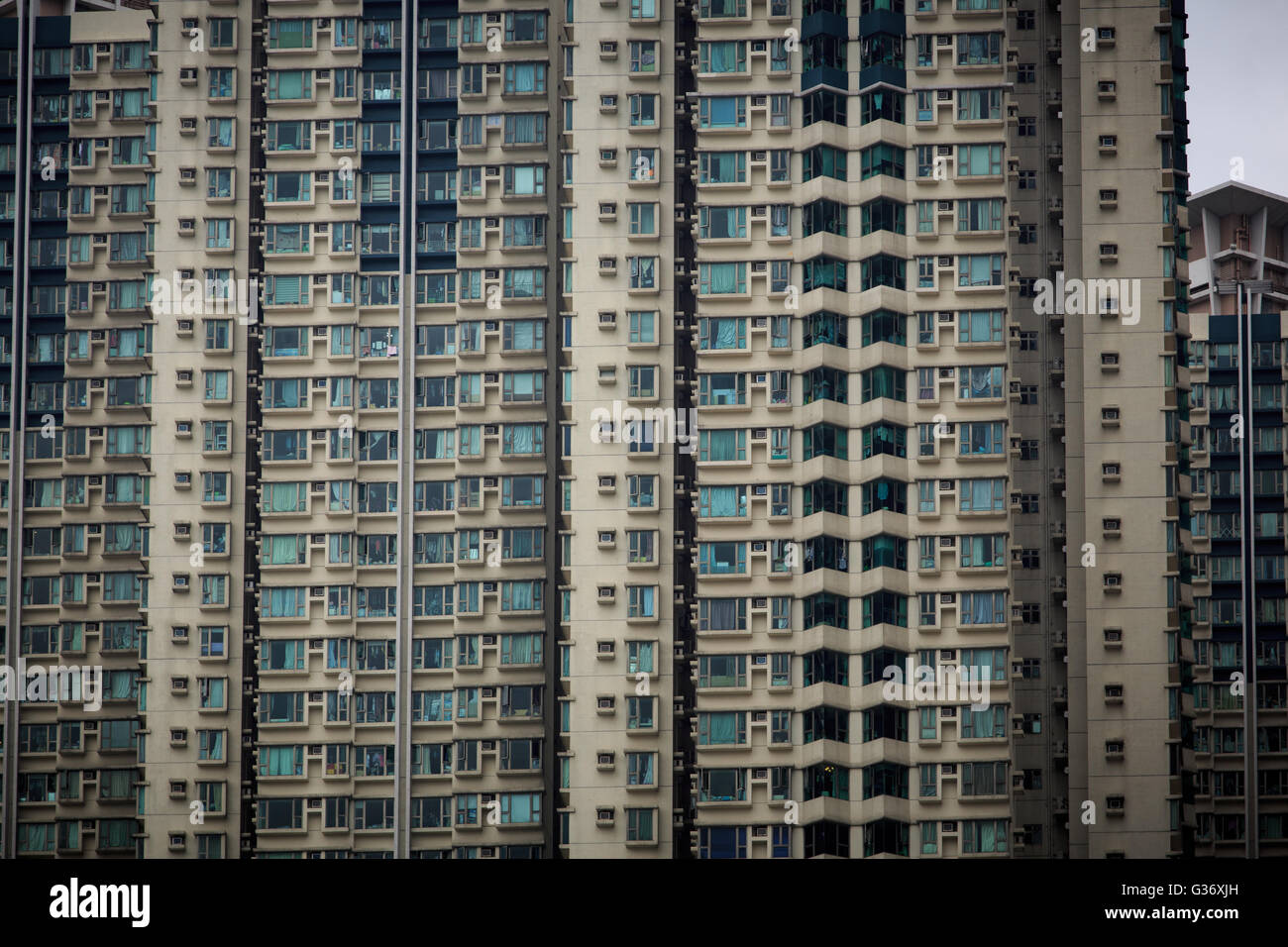 Apartments in Hongkong Stockfoto