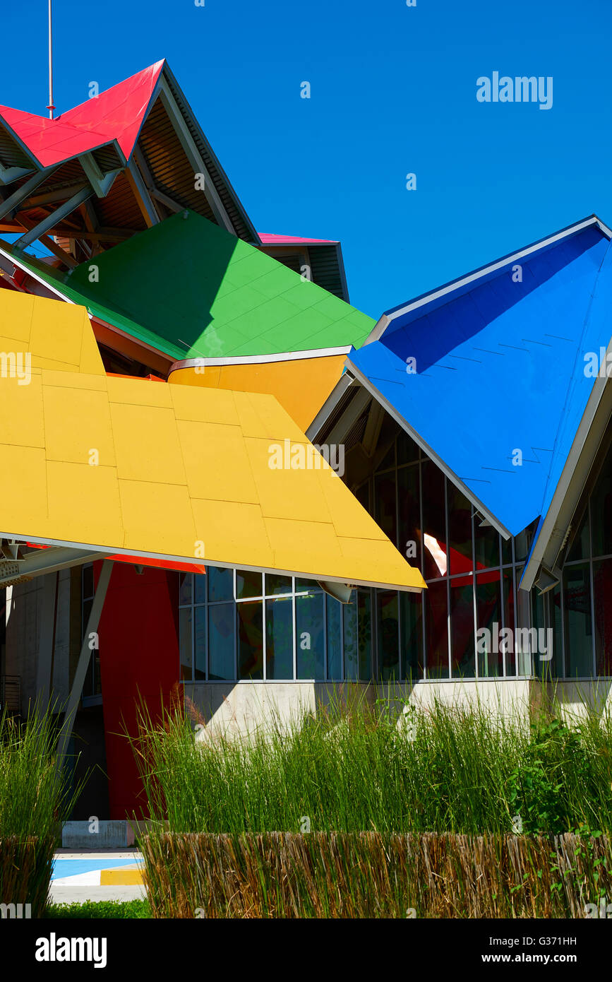 Biodiversität-Museum von Gehry, Mittelamerika, Republik von Panama, Panama-Stadt Stockfoto