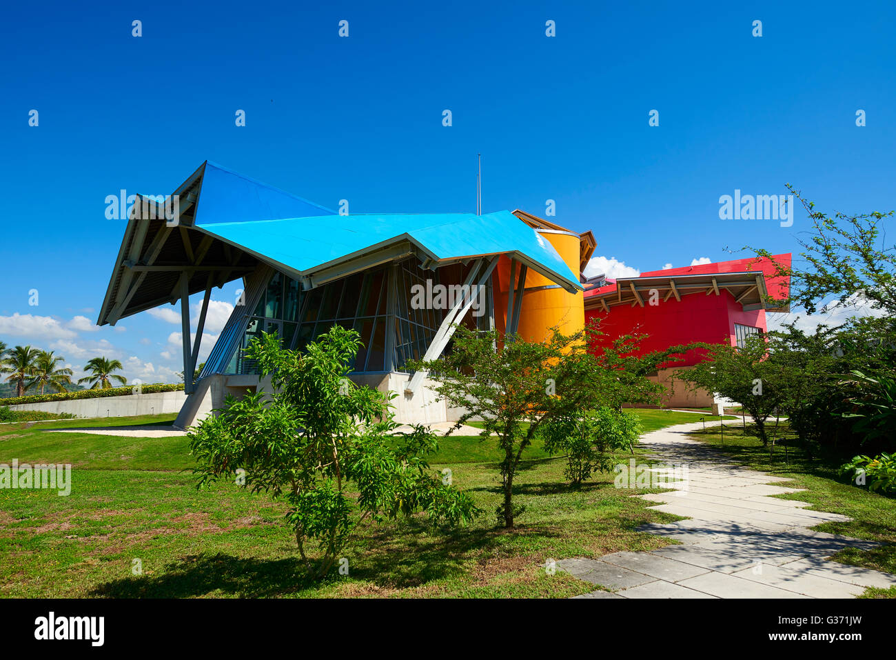 Biodiversität-Museum von Gehry, Mittelamerika, Republik von Panama, Panama-Stadt Stockfoto