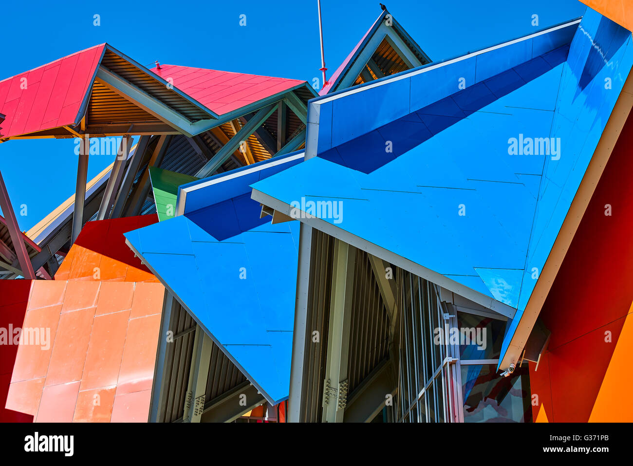 Biodiversität-Museum von Gehry, Mittelamerika, Republik von Panama, Panama-Stadt Stockfoto