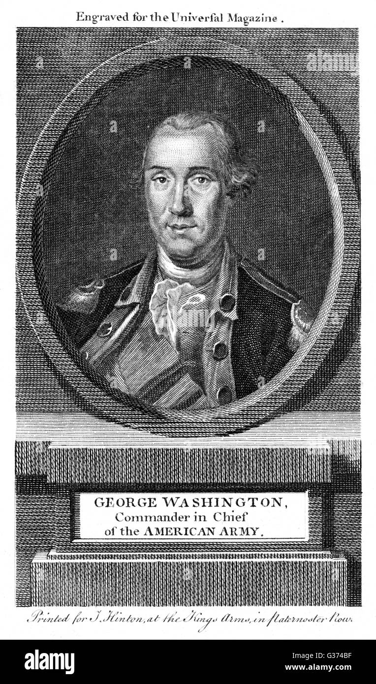 GEORGE WASHINGTON Stockfoto