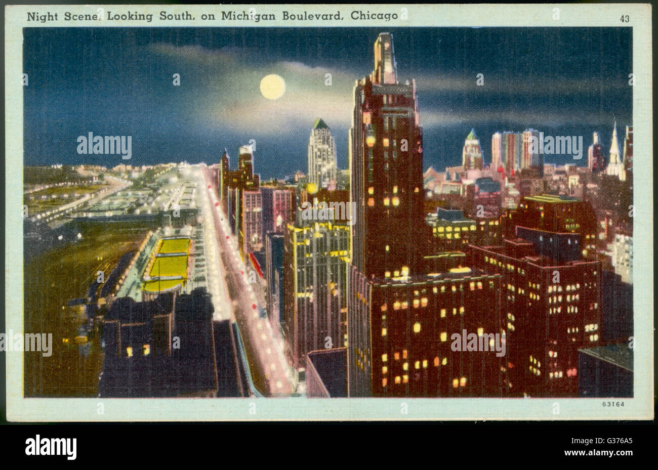 CHICAGO ETWA 1940 Stockfoto