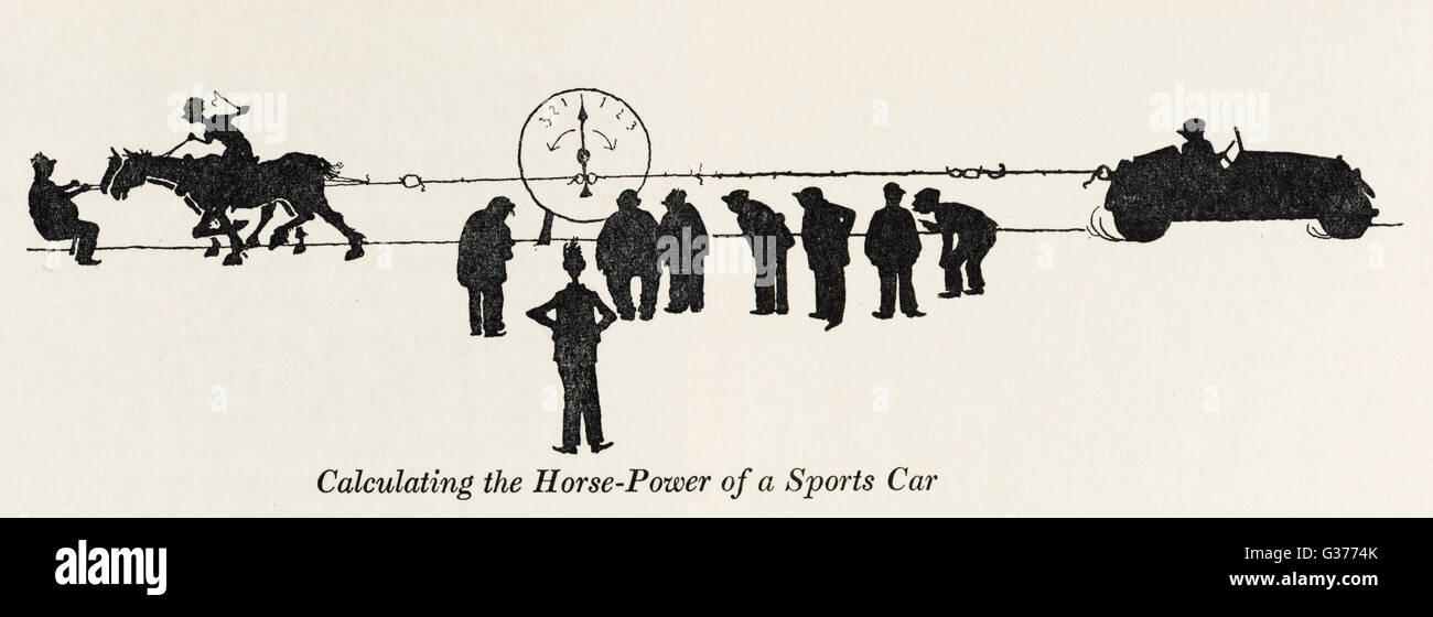 Berechnung der Pferdestärke - W H Robinson Stockfoto